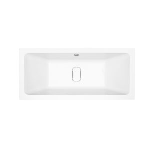 Trojan Solarna Linear 1900 x 900mm Superdeep Bath - White - No Tap Holes