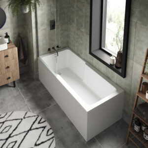 Trojan Evolve 1700 x 750mm Shower Bath - No Tap Hole