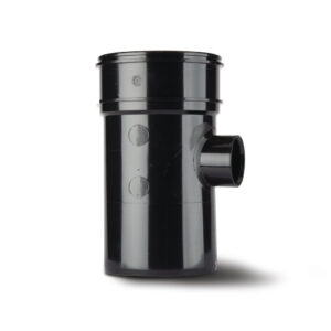 Polypipe 4 Single Socket Boss Pipe 110 x 50mm - Black