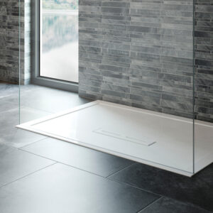 Kudos Connect2 1000 x 900mm Tray & Waste - White