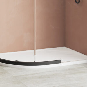 Kudos Connect2 Quad 1200 x 900mm Right Hand Tray & Waste - White