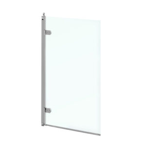 Burlington Single Bath Screen 850 x 1450mm - Chrome