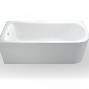 Britton Cleargreen Viride No Tap Hole 1700 x 750mm Offset Bath - Left Hand (incl. feet)**