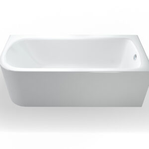 Britton Cleargreen Viride 1700 x 750mm No Tap Hole Right Hand Bath (incl. feet)**