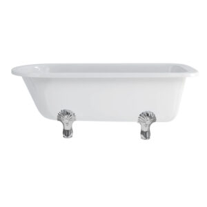 Burlington Blenheim 1690 x 750 x 650mm Single Ended Bath - White (excl. feet)