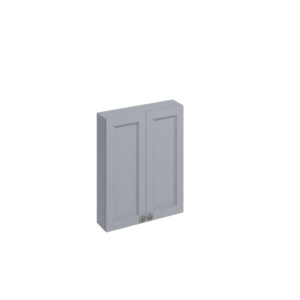 Burlington Double Door Wall Unit - 600 x 150 x 750mm - Grey ~
