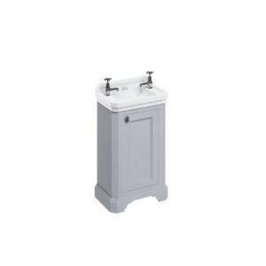 Burlington Cloakroom Vanity Unit 513 x 311 x 757mm - Grey (excl. basin)