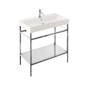 Britton Shoreditch Frame 850mm - Polished Stainless Steel