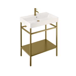 Britton Shoreditch Frame 700mm - Brushed Brass