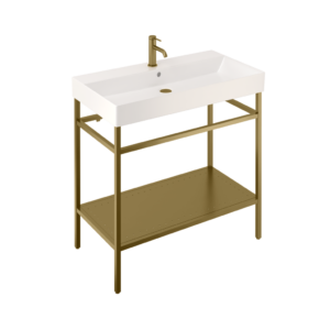Britton Shoreditch Frame 850mm - Brushed Brass