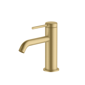 Britton Hoxton Basin Mixer - Brushed Brass