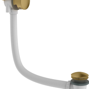 Britton Hoxton Bath Filler with Click Clack Waste - Brushed Brass