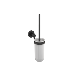 Britton Hoxton Toilet Brush Holder - White/Black