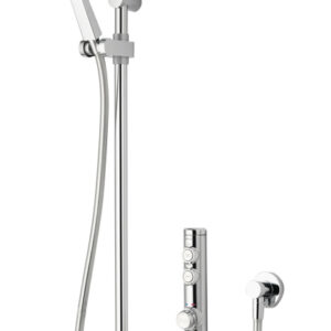 Aqualisa iSystem Smart Dual Outlet Concealed for Gravity Pumped - Adjustable Head & Wall Fixed