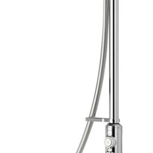 Aqualisa iSystem Smart Dual Outlet Exposed for Gravity Pumped - Adjustable Head