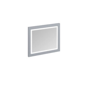 Burlington Framed LED Mirror - 900mm - Grey
