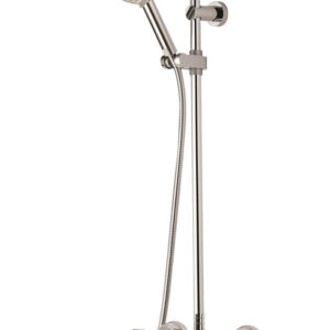 Aqualisa Midas 110 Bar Mixer Column Shower - Adjustable Head