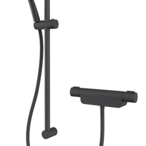 Aqualisa Midas 220 Bar Mixer Shower - Matt Black