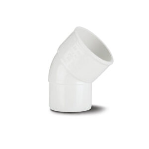 Polypipe 32mm Mupvc 45 Spigot Bend - White