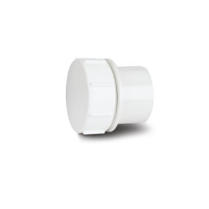 Polypipe 50mm Mupvc Screwed Access Plug - White