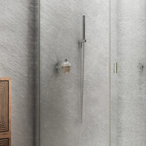 Kudos Pinnacle8 800mm Side Panel For Corner Hinged Door - Silver