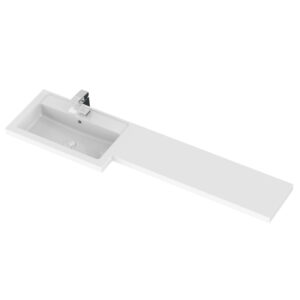 Hudson Reed Fusion 1500mm L Shape Basin - Left Hand