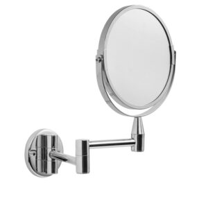 Croydex Britannia Small Round Magnifying - Chrome