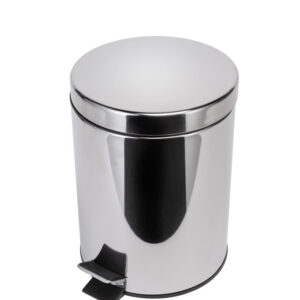 Croydex Britannia 5 Litre Pedal Bin - Chrome