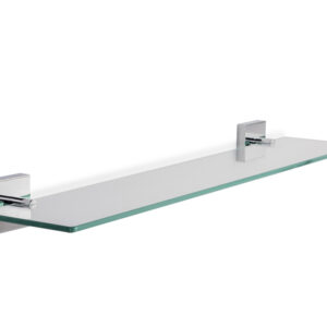 Croydex Chester Glass Shelf - Chrome