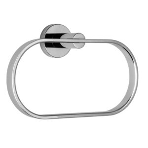 Croydex Metra Towel Ring - Chrome