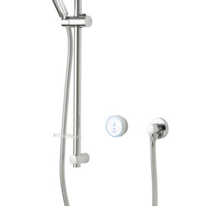 Aqualisa Quartz Blue Concealed Riser Kit - Gravity - Chrome