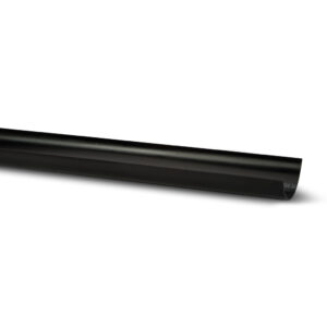 Polypipe 2m x 75mm Gutter - Black