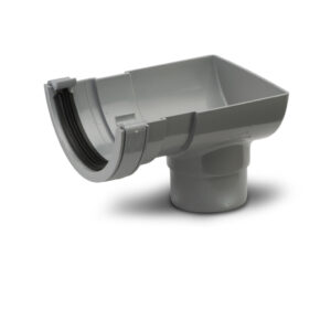 Polypipe 75mm Stop End Outlet - Grey