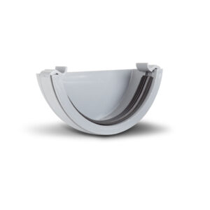 Polypipe 75mm External Stop End - Grey