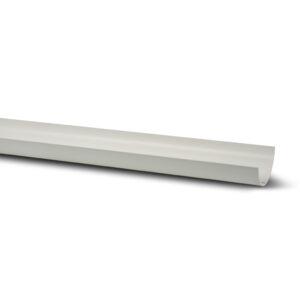 Polypipe 4m x 112 Round Gutter - White