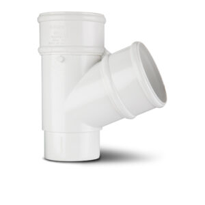 Polypipe 112 Downpipe Branch - White