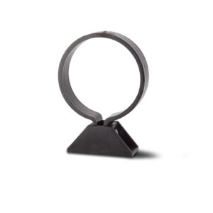 Polypipe 4 Back Pipe Clips - Black
