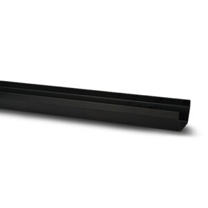 Polypipe 4m x 112 Square Gutter - Black