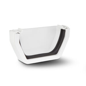 Polypipe 112 Square External Stop End - White