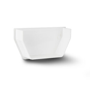 Polypipe 112 Square Internal Stop End - White