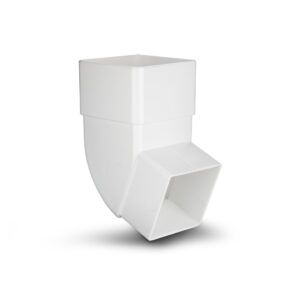 Polypipe 112.5 Square Offset Bend - White
