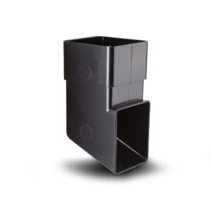 Polypipe Square Downpipe Shoe - Black