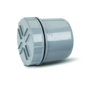 Polypipe 3 Access Cap Spigot Tail - Grey***