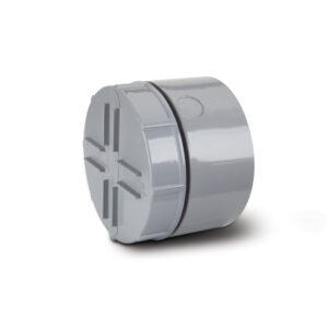 Polypipe 4 Access Cap Socket Tail - Grey