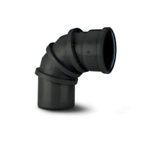 Polypipe 4 Adjustable Bend 0 - 90 - Black