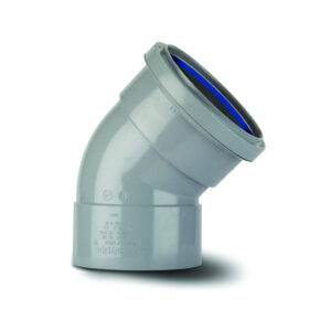 Polypipe 3 135 Double Socket Offset Bend - Grey