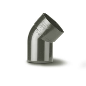Polypipe 3 135 Single Socket Offset Bend - Grey