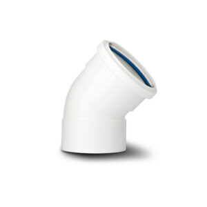 Polypipe 4 135 Double Socket Offset Bend - White