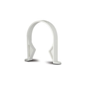 Polypipe 4 Saddle Clip - White