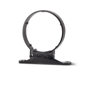 Polypipe 4 Pipe Clip - Black